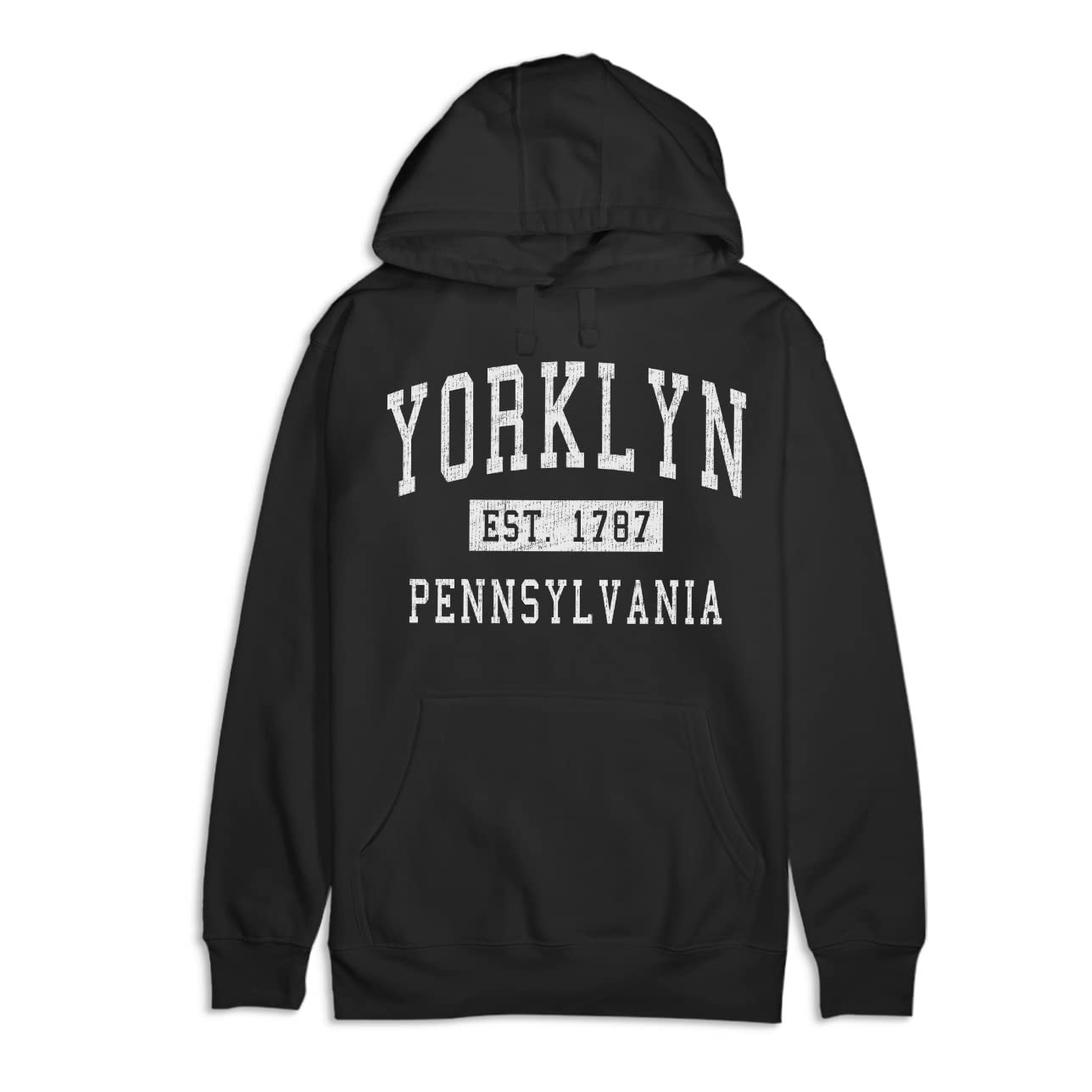 Premium Cotton Hoodie - Hometown Apparel Yorklyn Pennsylvania Classic Established | Cozy & Durable for Everyday Wear, Outdoor Activities & Casual Style