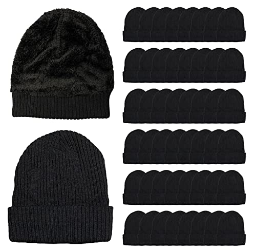 48 Pack Adults (Black Faux Fur Sherpa)