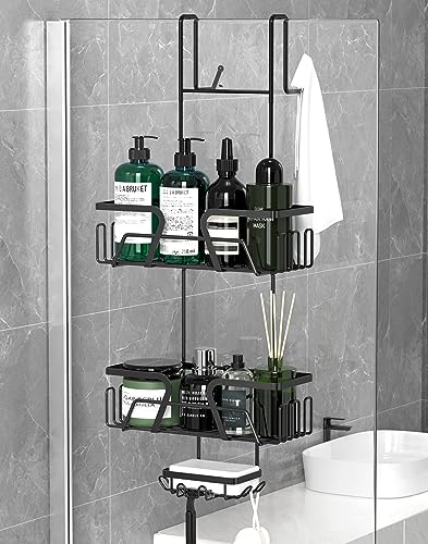 Shower Caddy Hanging Black