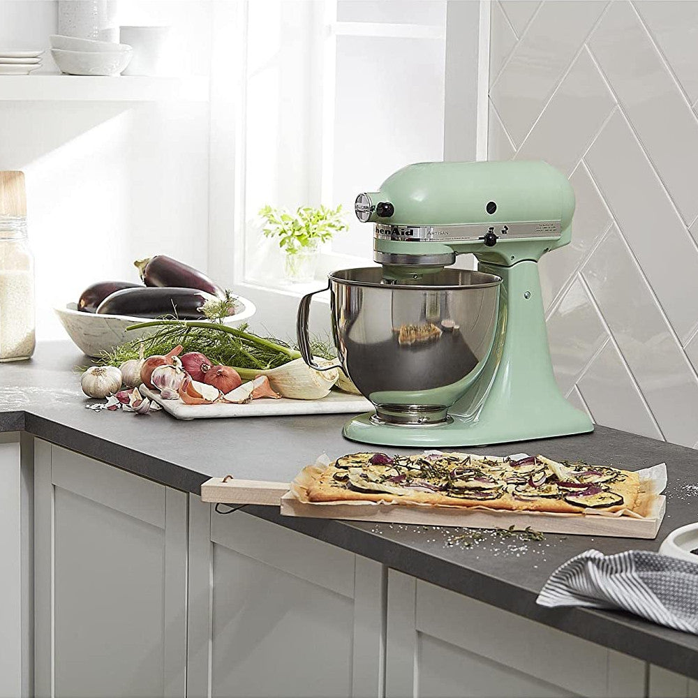 KitchenAid Artisan Stand Mixer 5-Qt. Tilt-Head - Pistachio (KSM150PSPT) for Baking, Mixing & Kneading Dough - Perfect for Home Bakers & Professional Chefs