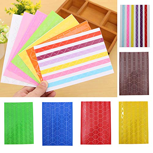 Bopely 1 Sheet Self-Adhesive Photo Corners - 100pcs Clear Picture Frame Stickers for DIY Scrapbooks, Photo Albums, and Art Projects | Perfect for Wedding, Baby, and Family Photos