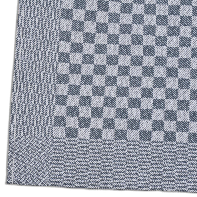 Checkered Side Towel 5-Pack - Soft & Absorbent Kitchen Towels for Cooking, Cleaning & Serving - Perfect for Restaurants, Home & Outdoor Use