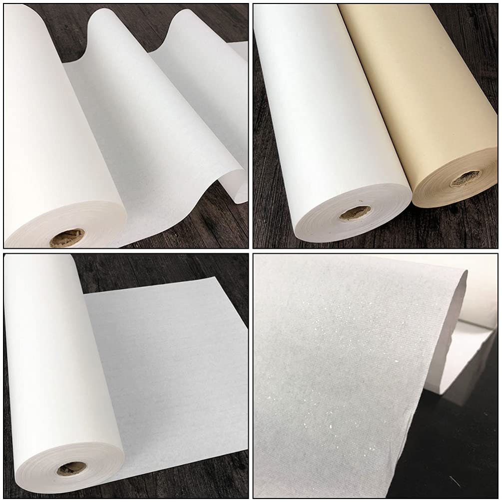 VICASKY Chinese Calligraphy Rice Paper Roll - Traditional Red Sumi Paper for Writing, Painting & Art | Perfect for Kids, Beginners & Artists | Use for Chinese Brush Painting, Calligraphy Practice & DIY Crafts