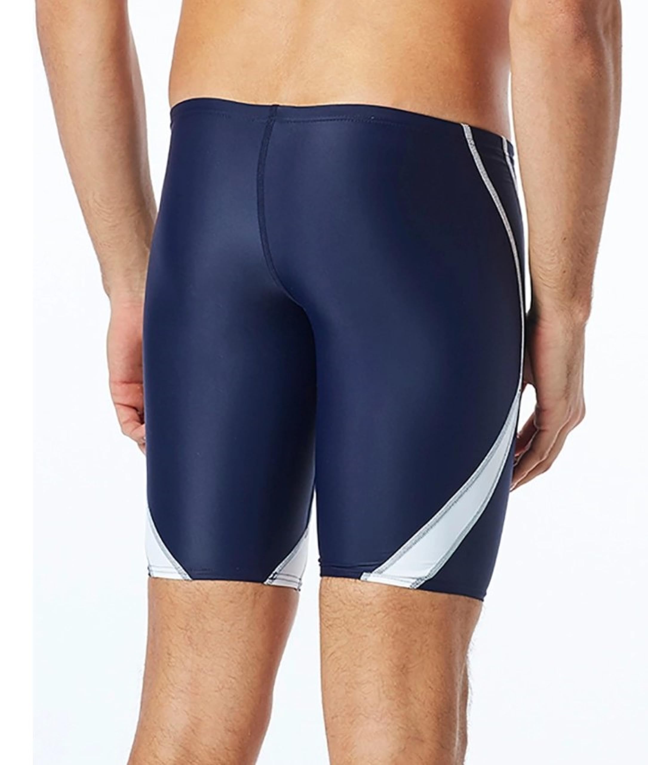 TYR Men’s Alliance Splice Jammer Swimsuit - High Performance Competitive Swimwear for Lap Swimming, Training & Water Sports
