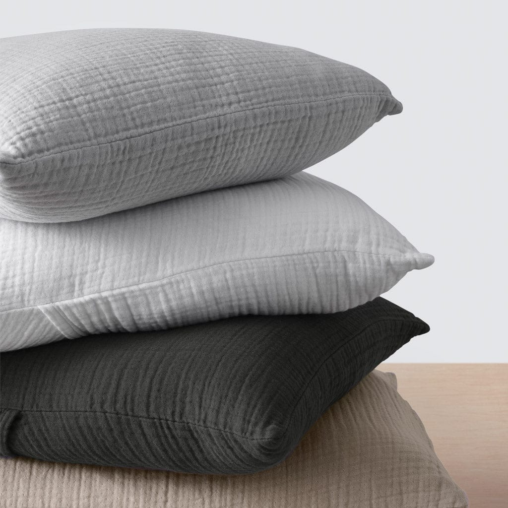 Organic Cotton Gauze Pillow Shams - Soft & Breathable Bedding for a Comfortable Sleep - Perfect for Home, Hotel, and Guest Room Decor
