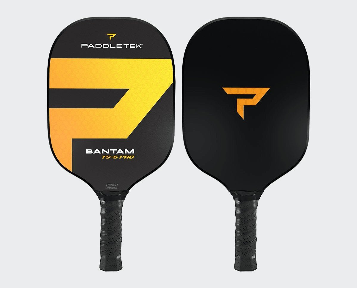 Paddletek Bantam TS 5 Pro Pickleball Paddle - Premium Carbon Fiber Paddle for Competitive Play | Perfect for Tournaments & Recreational Games