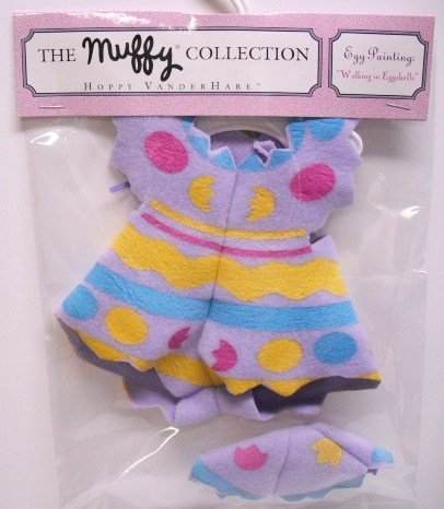 North American Bear Hoppy Vanderhare Egg Painting Costume - Walking on Eggshells Outfit for Muffy Vanderbear | Easter Bunny Costume for Stuffed Animals & Plush Toy Dress Up