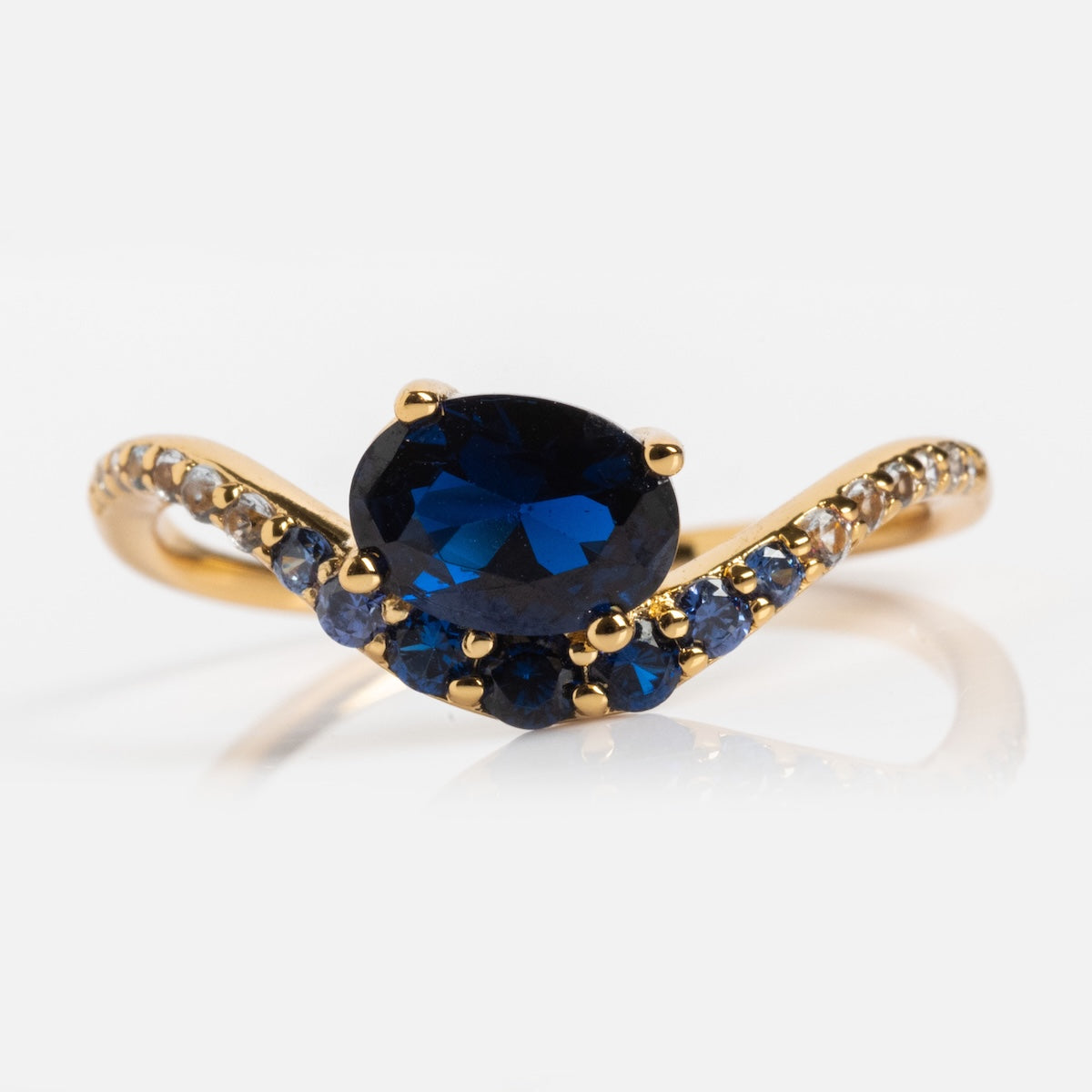 Floating Ombre Birthstone Ring - Personalized Zodiac Jewelry for Women | Perfect Gift for Birthday, Anniversary & Special Occasions
