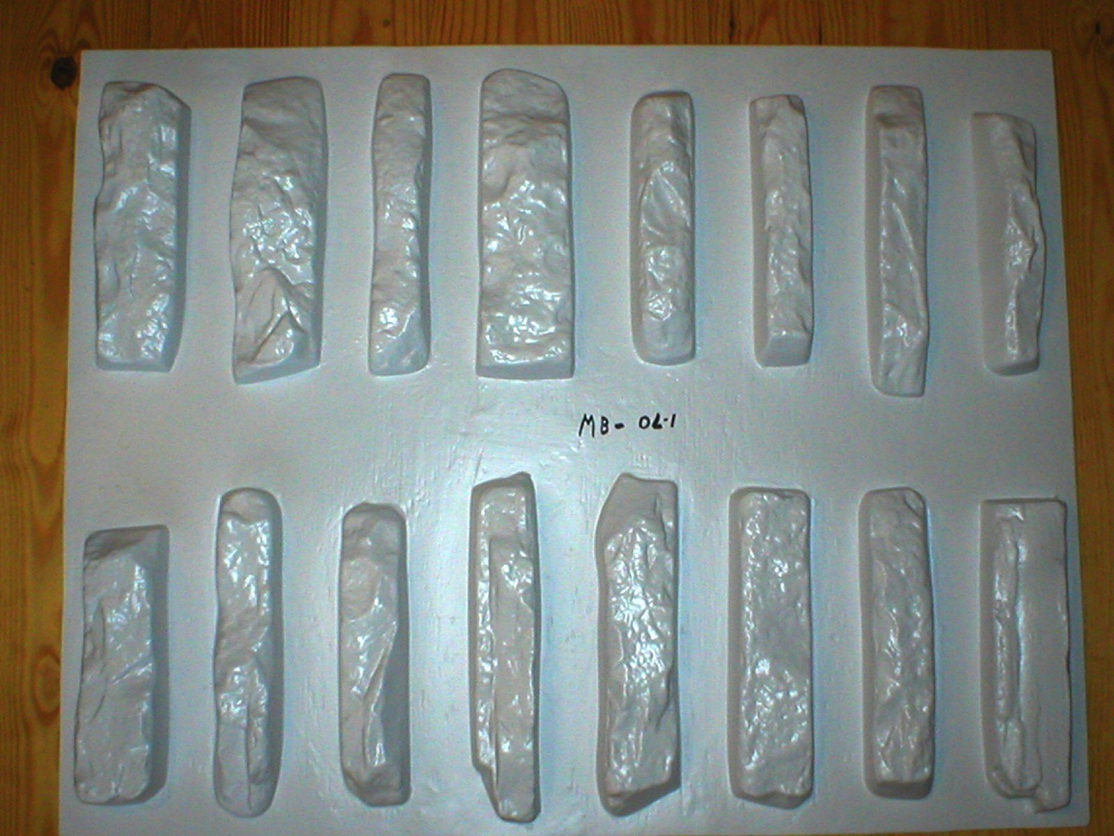 24-Piece Dry Stack Ledgestone Rock Mold Set ODL-05 - DIY Concrete Stone Molds for Landscaping, Garden Walls & Home Decor Projects