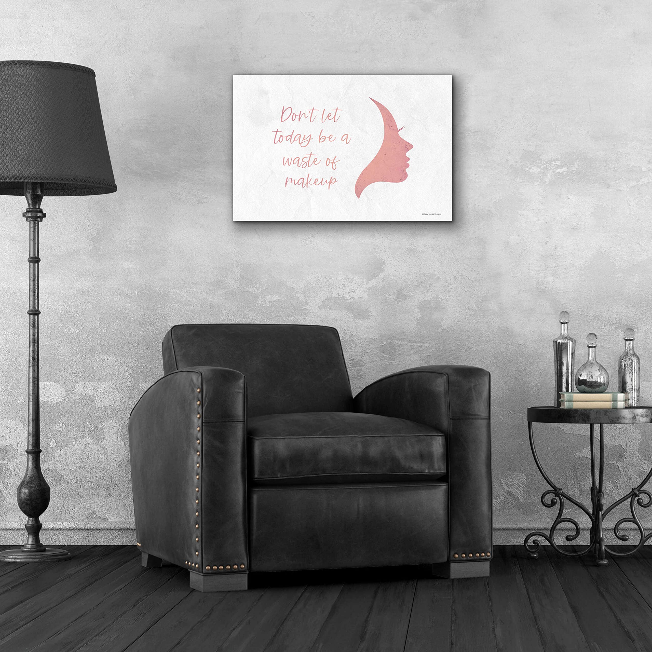 Epic Art 'Waste of Makeup' by Lady Louise Designs - 24