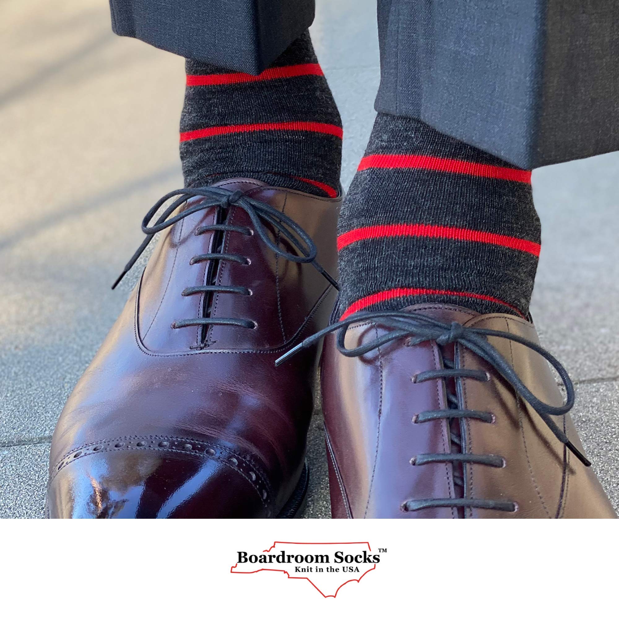 Premium Merino Wool Mid-Calf Dress Socks for Men - Breathable, Comfortable & Stylish Patterned Socks for Business, Office & Formal Occasions