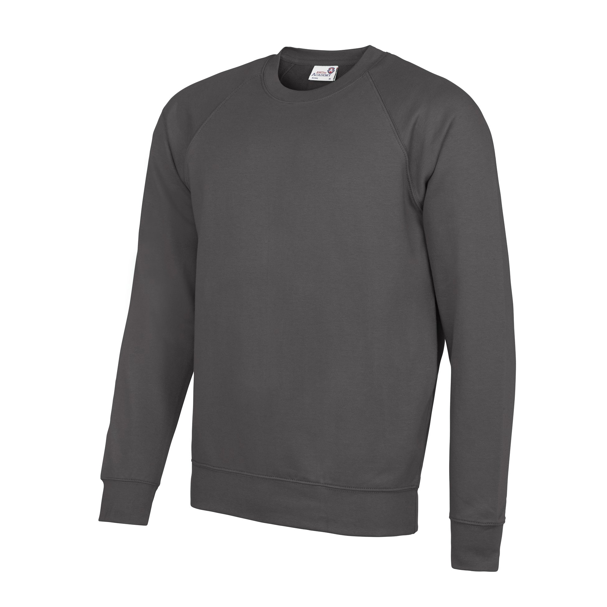 Awdis Academy Kids Crew Neck Raglan Sweatshirt - Comfortable School Uniform for Boys & Girls - Perfect for Class, Sports & Everyday Wear
