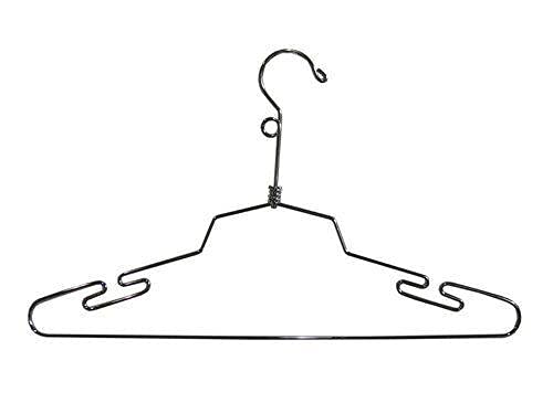 25-Pack Silver Metal Space Saving Clothes Hangers with 16