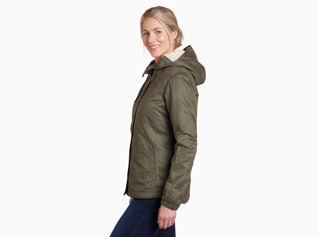 Kuhl Celeste Lined Hoody for Women - Soft Fleece-Lined Winter Jacket with Hood - Perfect for Hiking, Camping & Outdoor Adventures