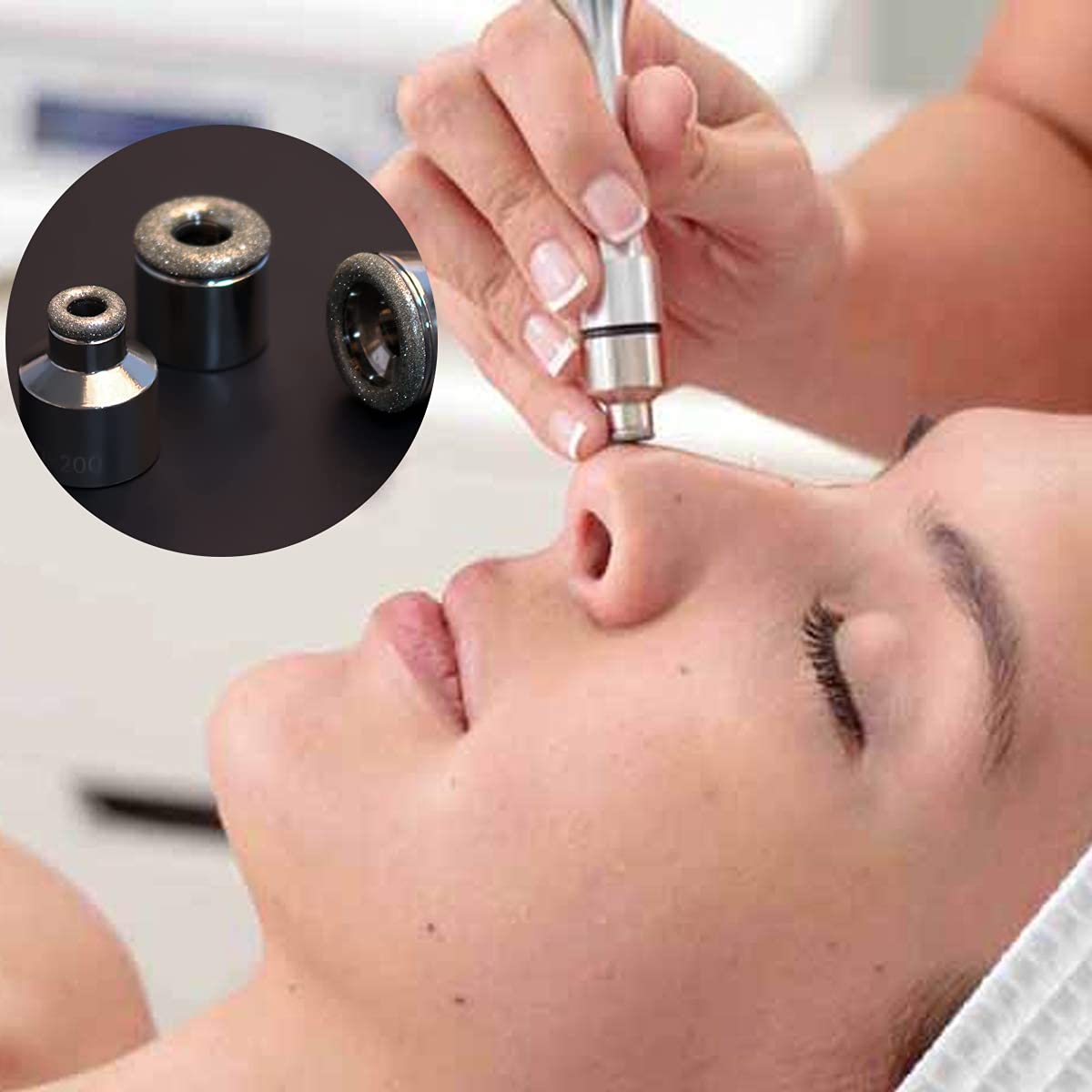 Yofuly Professional Diamond Facial Machine & Exfoliation Tips Kit for Skin Rejuvenation - At-Home Spa Treatment & Anti-Aging Skincare