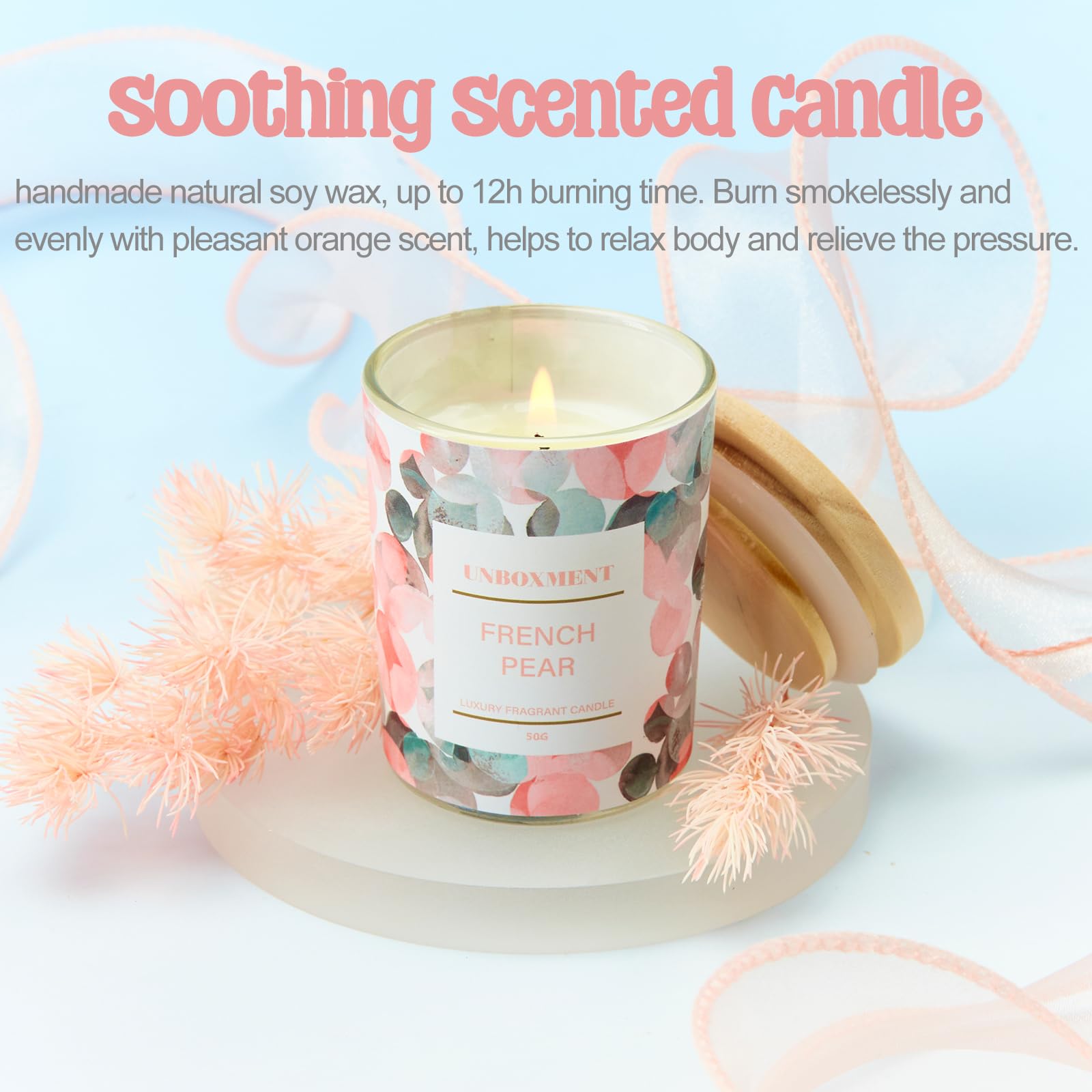 Self Care Gift Basket for Women - Relaxing Spa Set with Rose Gifts for Mom, Grandma & Friends | Unique Birthday & Thinking of You Present | Perfect for Mother's Day, Galentine's Day & Stress Relief