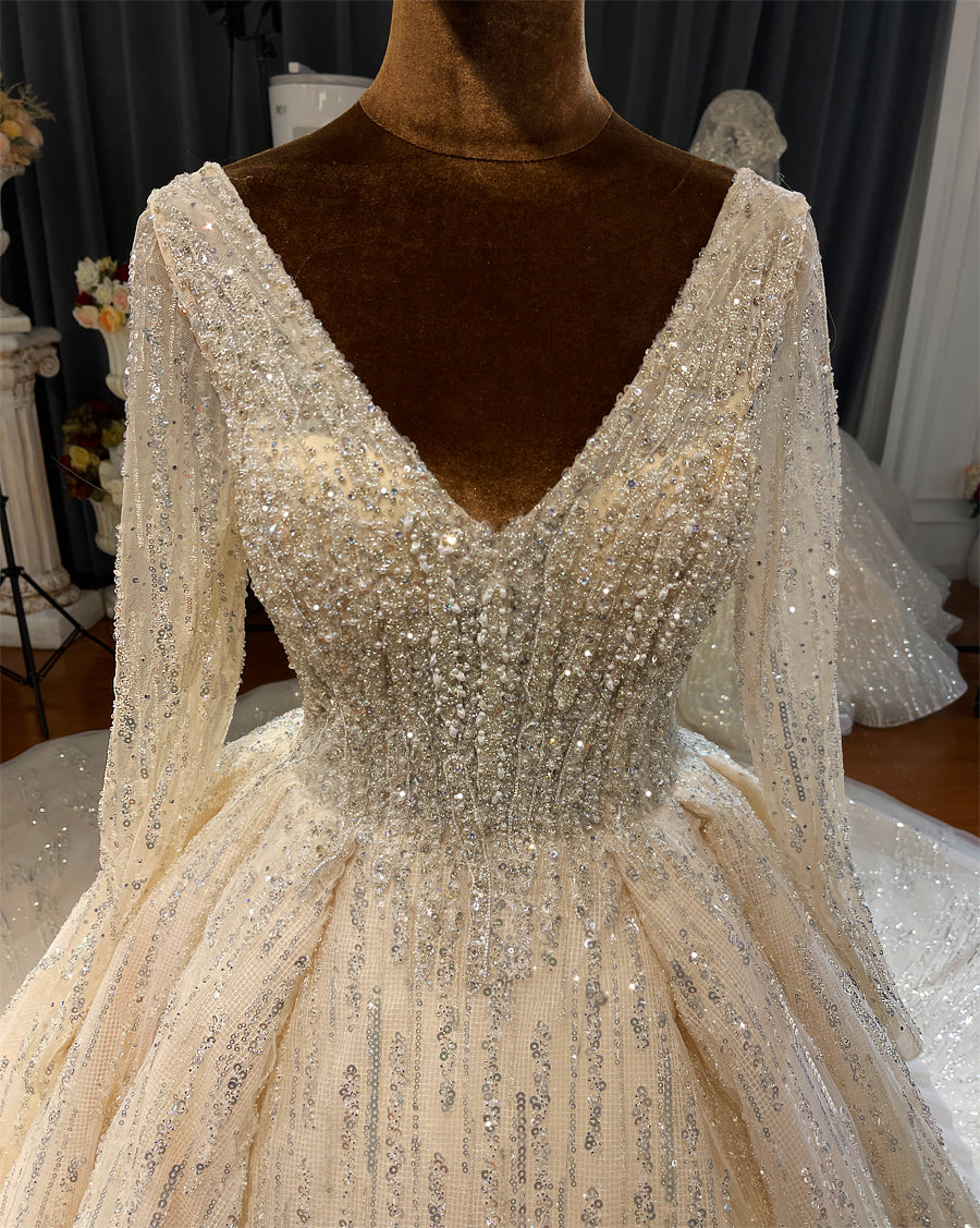 Luxury Wedding Dress NS4133 - High-Quality 2022 Bridal Gown for Elegant Ceremonies & Formal Events