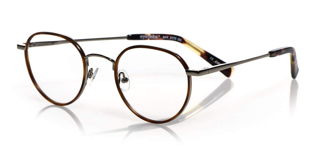 eyebobs BFF Unisex Premium Reading Glasses for Men & Women | Round Frame Readers for Computer Work, Reading Books & Close-up Tasks | Stylish Lightweight Eyewear