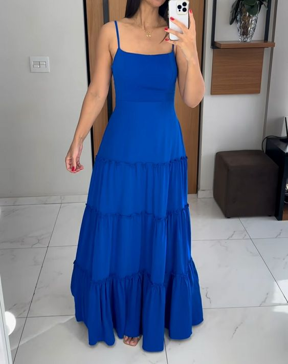 Elegant Royal Blue A-Line Long Prom Dress for Formal Parties & Evening Events - Style J4316 | Perfect for Homecoming, Dances & Special Occasions