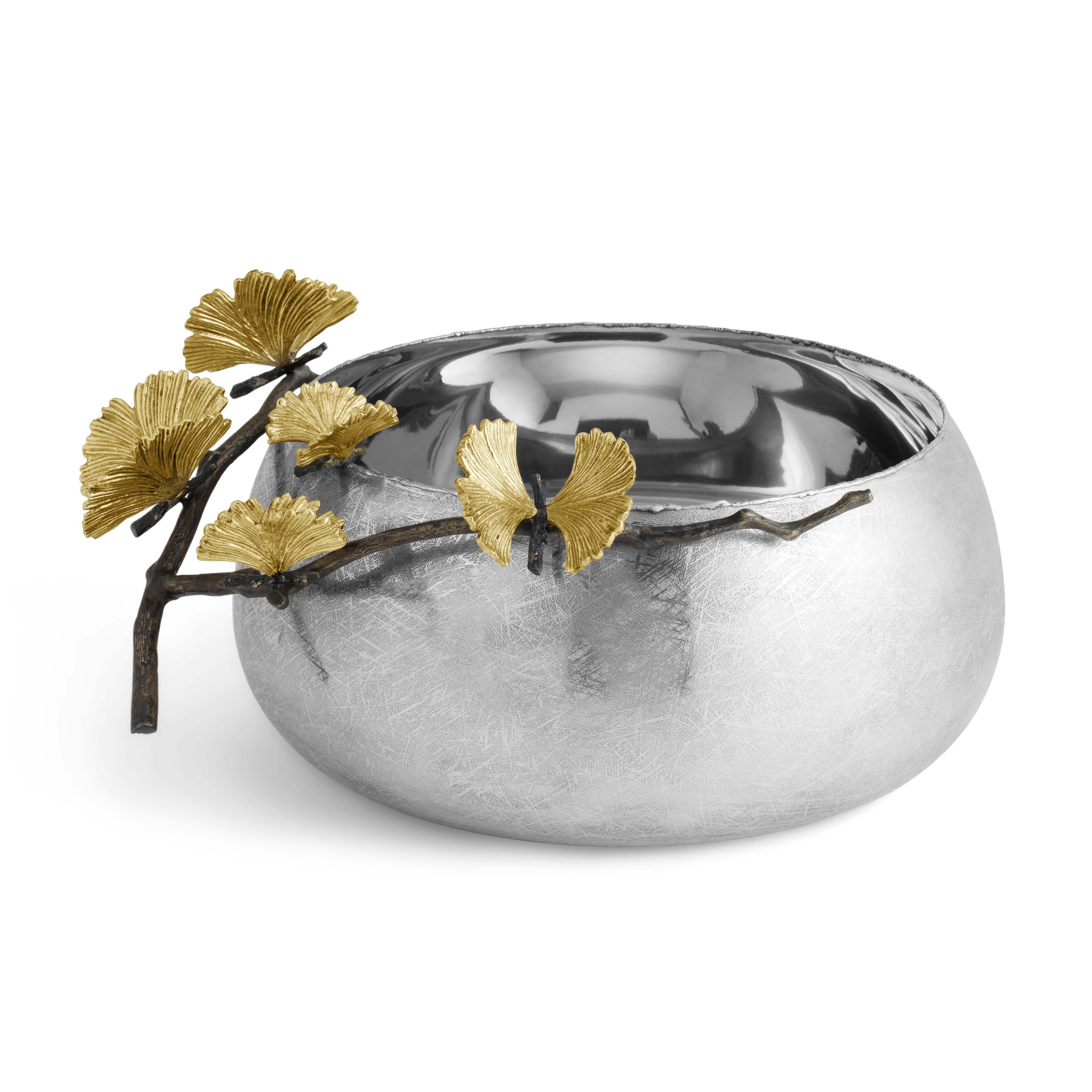 Butterfly Ginkgo Bowl - Handmade Ceramic Serving Bowl for Soup, Salad, Noodles | Elegant Dining & Home Decor Gift Idea