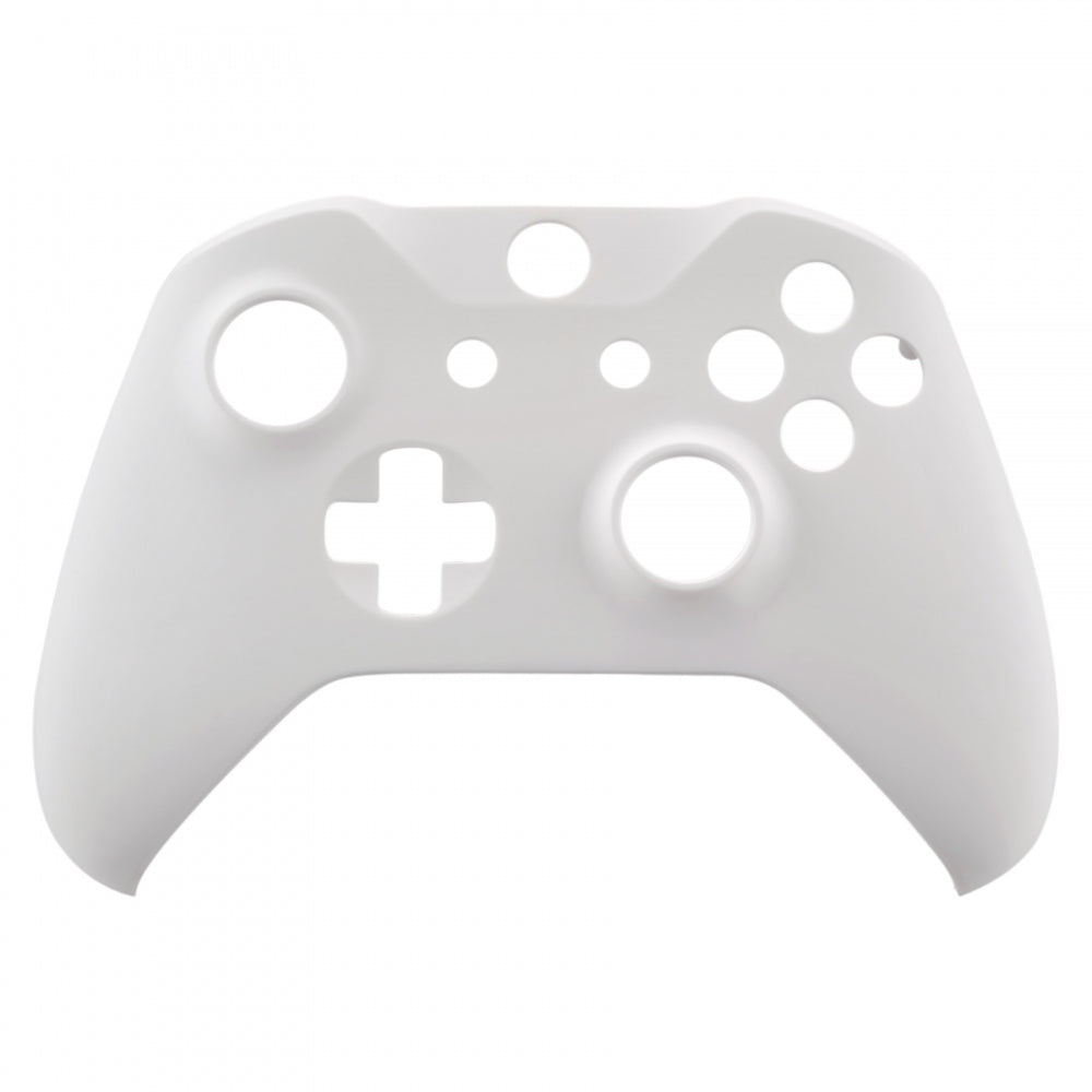 eXtremeRate White Replacement Front Housing Shell Faceplate for Microsoft Xbox One X & One S Controller - Premium Customization Kit for Enhanced Gaming Experience - Perfect for Controller Repair, Modding & Personalization