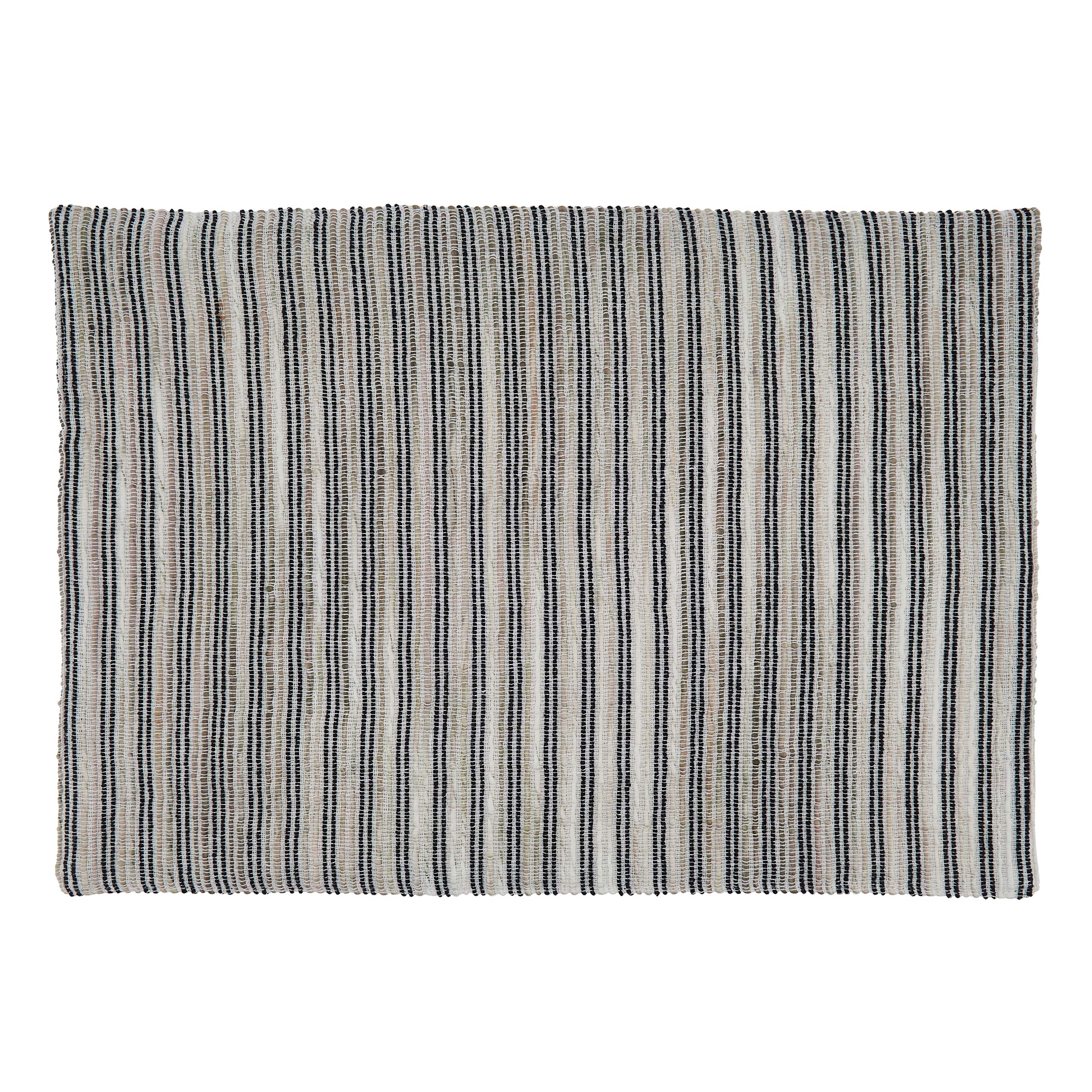 Premium Corded Line Placemats Set of 4 - Elegant Table Decor for Dining Room, Kitchen, and Party Settings - Durable & Stylish Place Mats for Everyday Use and Special Occasions