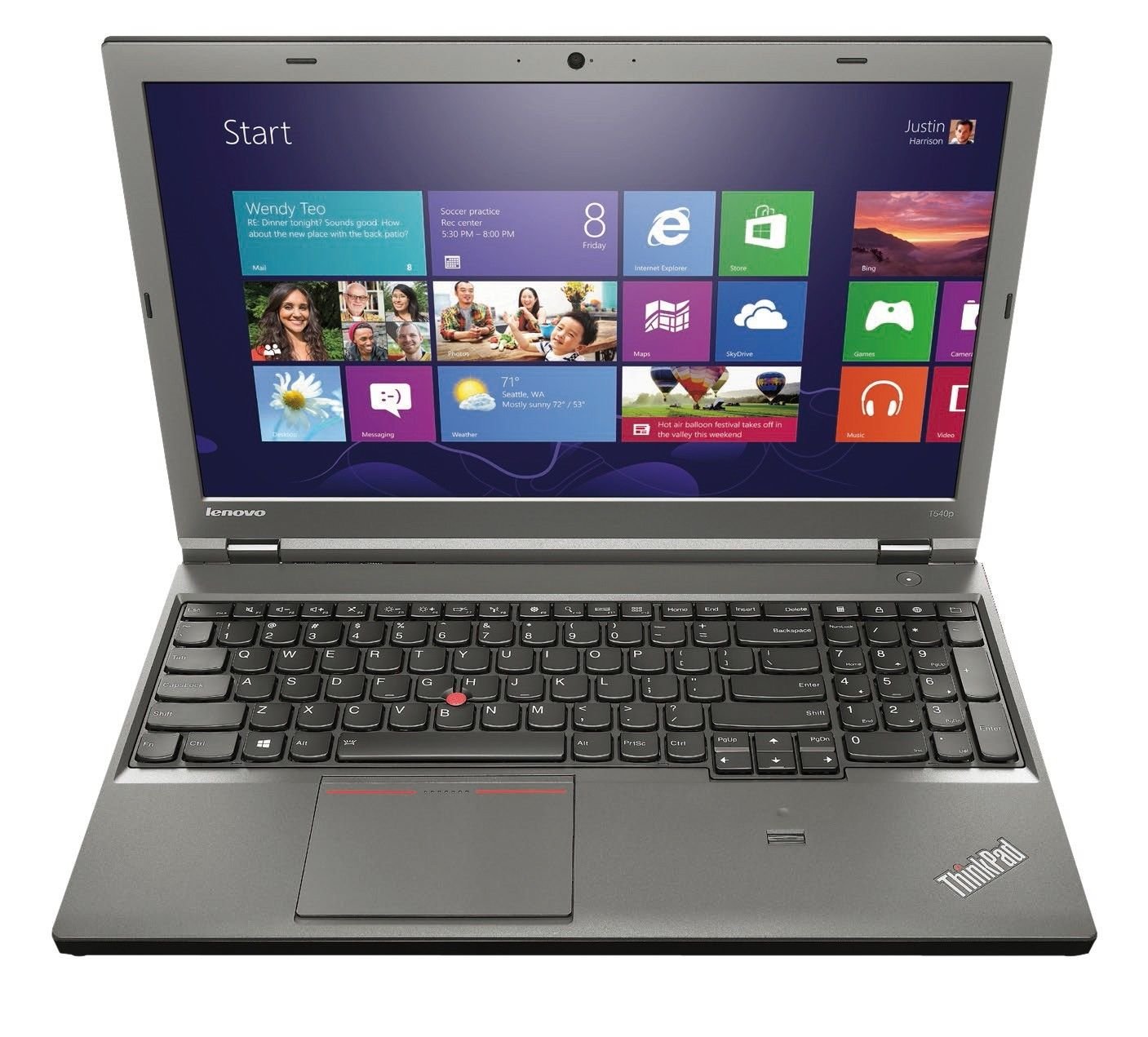 Lenovo T540P 20BE003AUS 15.6-Inch Business Laptop - Intel Core i5, 8GB RAM, 500GB HDD - Perfect for Office Work, Remote Learning & Business Travel