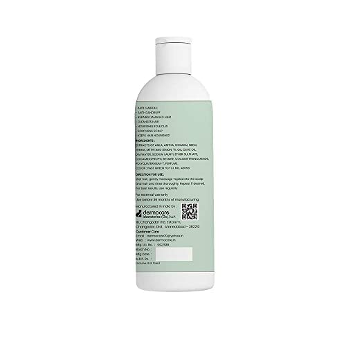 Dermocare Laboratories LLP Topika Hair Wash Shampoo with Olive & Til Oil - 200ml (Pack of 2) | Nourishing & Strengthening for Dry, Damaged Hair | Perfect for Daily Hair Care Routine