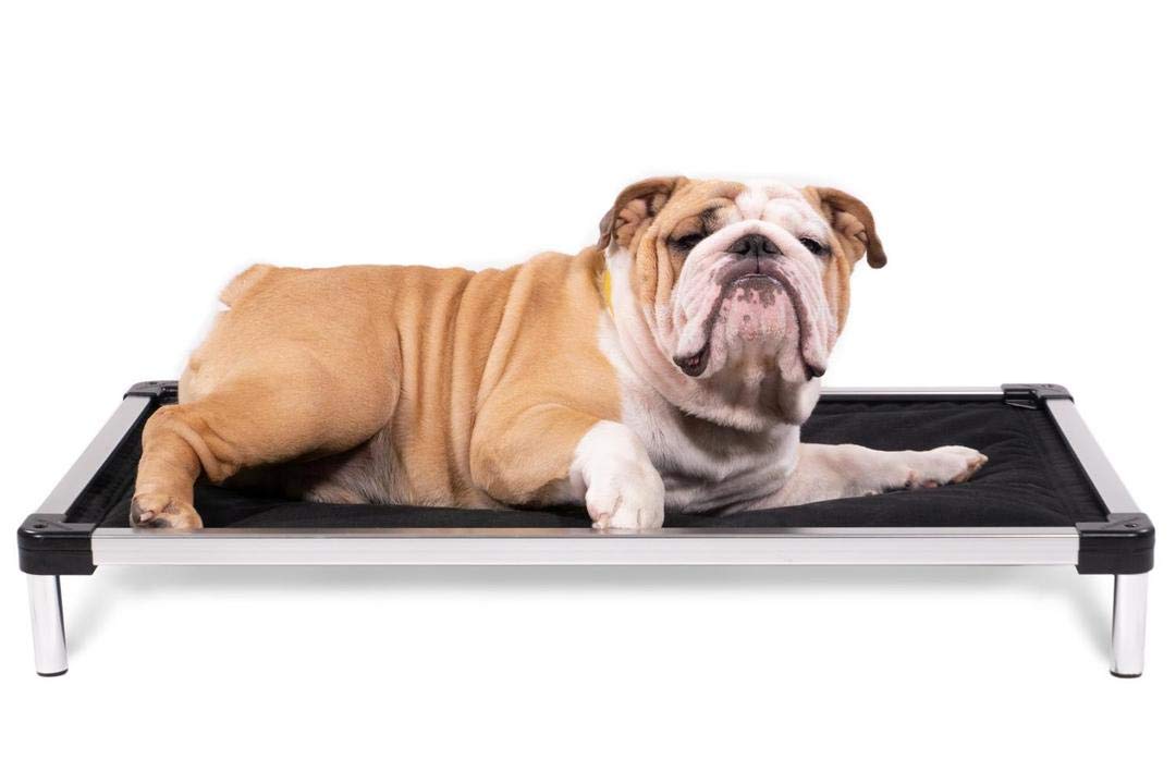 K9 Ballistics Chew Proof Armored Elevated Dog Bed – Indestructible, Padded Crate Cot for Aggressive Chewers (Small, Medium, Large) – Perfect for Kennels, Crates & Outdoor Use