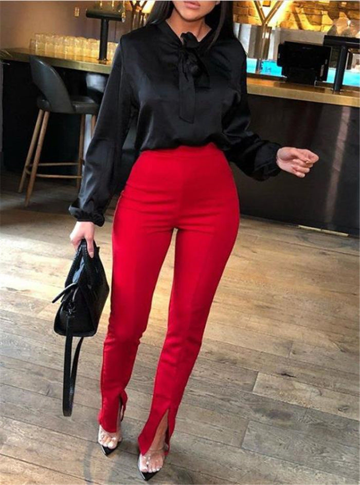 European & American Women's Casual Pants - Stylish Comfortable Trousers for Everyday Wear | Office, Travel & Leisure Outfits