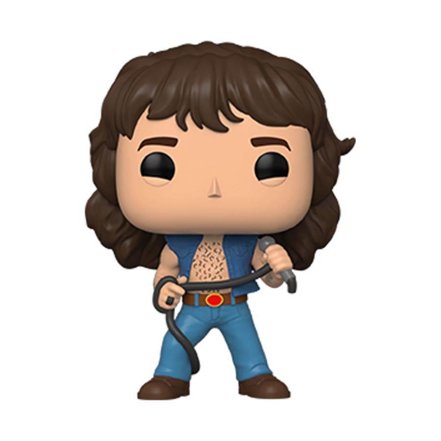 AC/DC Bon Scott Pop! Vinyl Figure - Collectible Music Merchandise for Rock Fans - Perfect for Display, Gifts, and Music Memorabilia Collections