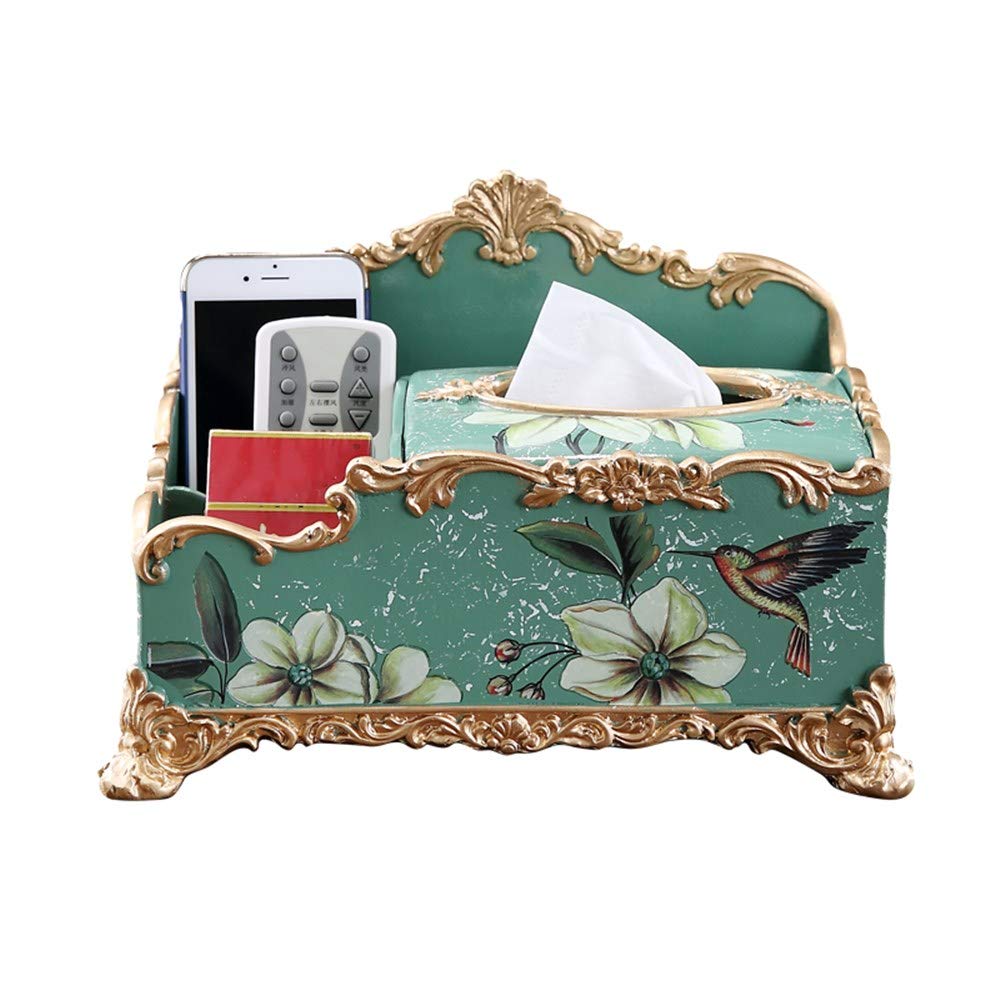 Functional Tissue Box Holder - Stylish Living Room & Coffee Table Decor with Storage for Remote Control, Keys & Cosmetics | Perfect for Home, Office & Bedroom Organization