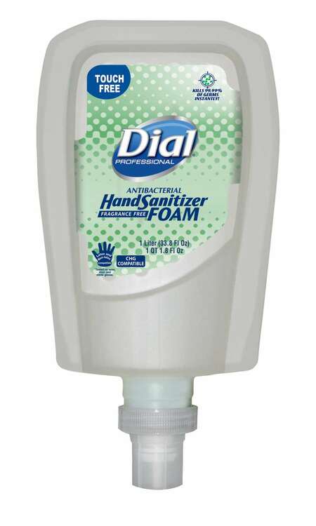 Dial Foam Hand Sanitizer Auto Refill - 1 Liter Bulk Pack (3 Bottles/Box) | Antibacterial Hand Cleanser for Home, Office & Public Spaces