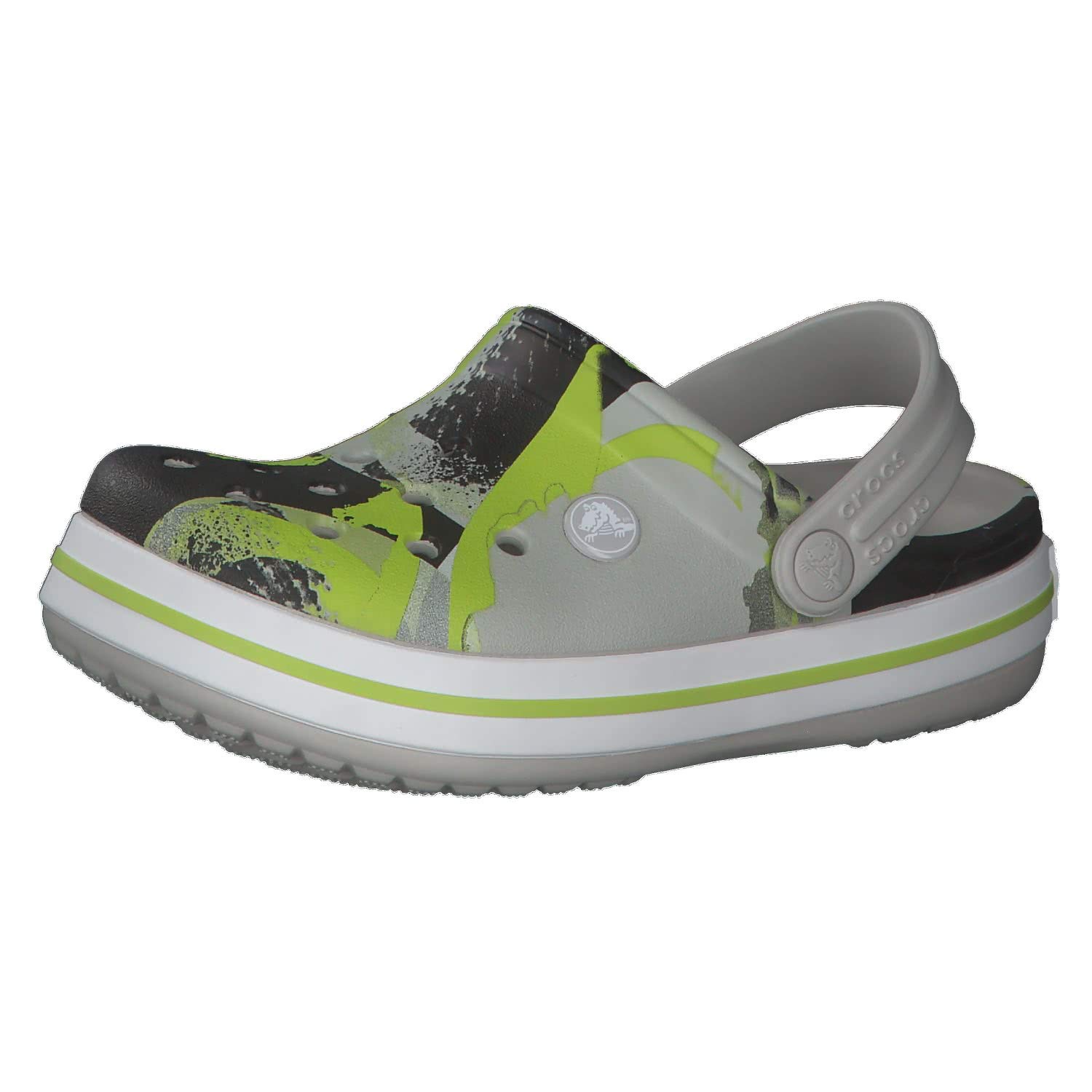 Crocs Kids' Crocband Graphic Clog - Comfortable Slip-On Water Shoes for Boys & Girls | Perfect for Beach, Pool & Outdoor Play