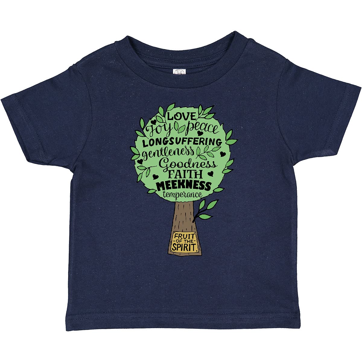 Fruit of The Spirit Bible Quote Toddler T-Shirt - Christian Kids Clothing for Church, Sunday School & Family Gatherings