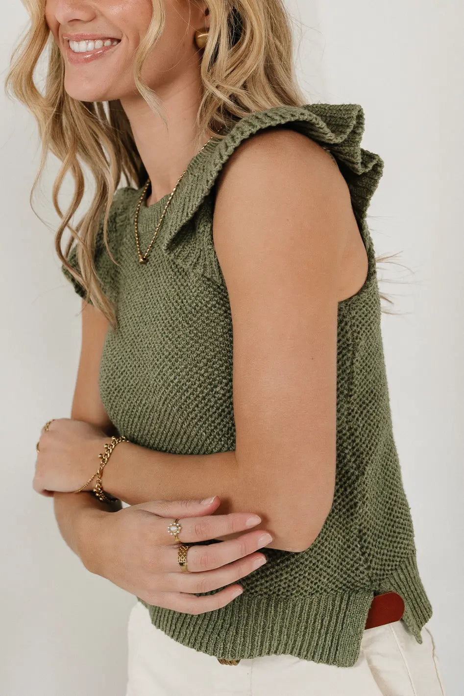 Lexi Sweater Top in Sage Green - Women's Casual Knit Pullover for Fall & Winter | Perfect for Office, Dates & Cozy Evenings - FINAL SALE