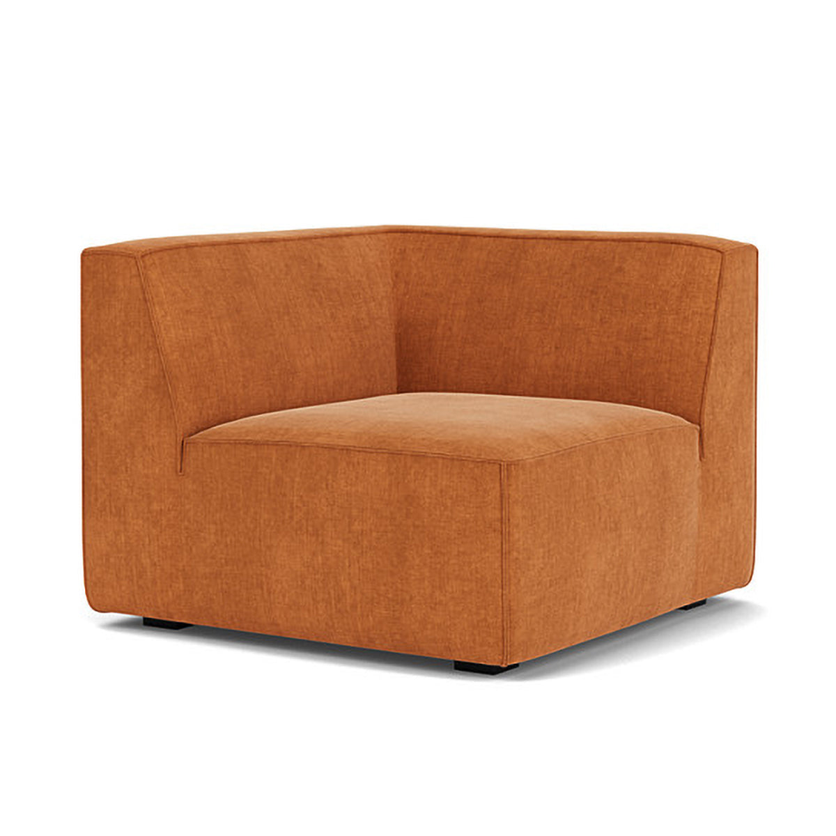 1-Seater Right Corner Modular Sofa in Durable Dane Fabric - Perfect for Small Apartments, Living Rooms & Cozy Spaces