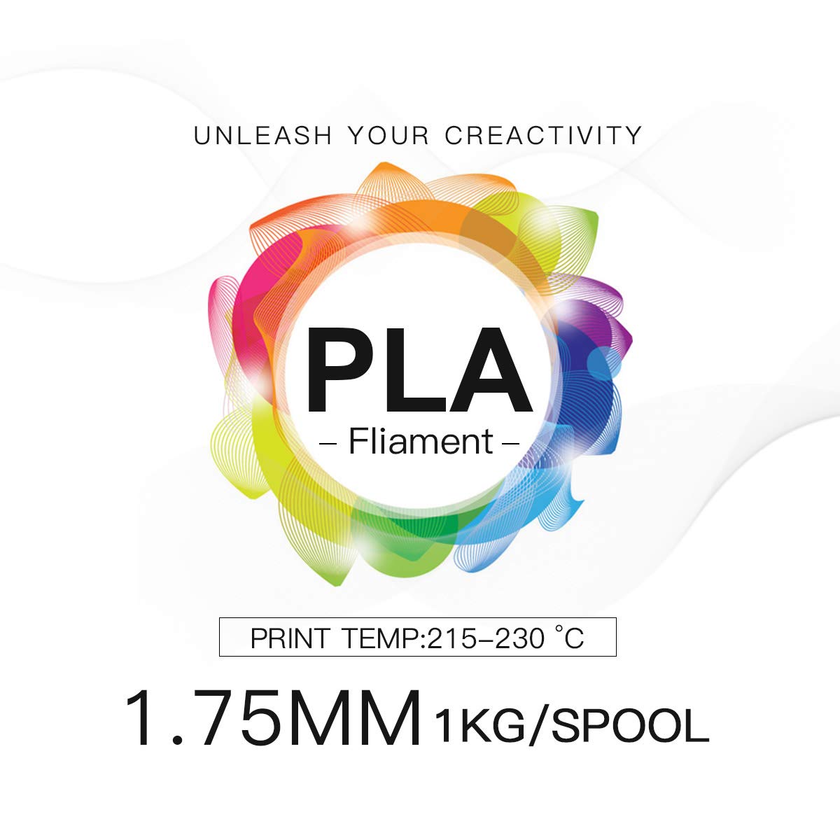 Premium INLAND PLA Filament 1.75mm - Military Green 3D Printer Filament with ±0.03mm Accuracy - 1kg (2.2 lbs) Cardboard Spool for FDM Printers - Perfect for Prototyping, DIY Projects & Educational Models