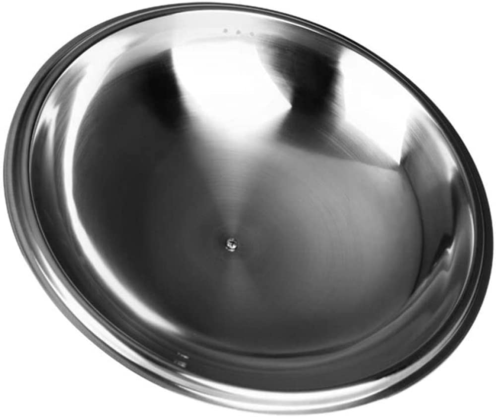 Stainless Steel Cooking Pan Lid - 32cm Replacement Pot Cover with Round Knob Handle for Skillet, Wok & Cookware | Heat-Resistant & Anti-Scald Design | Perfect for Stovetop Cooking, Kitchen Use & Cookware Replacement