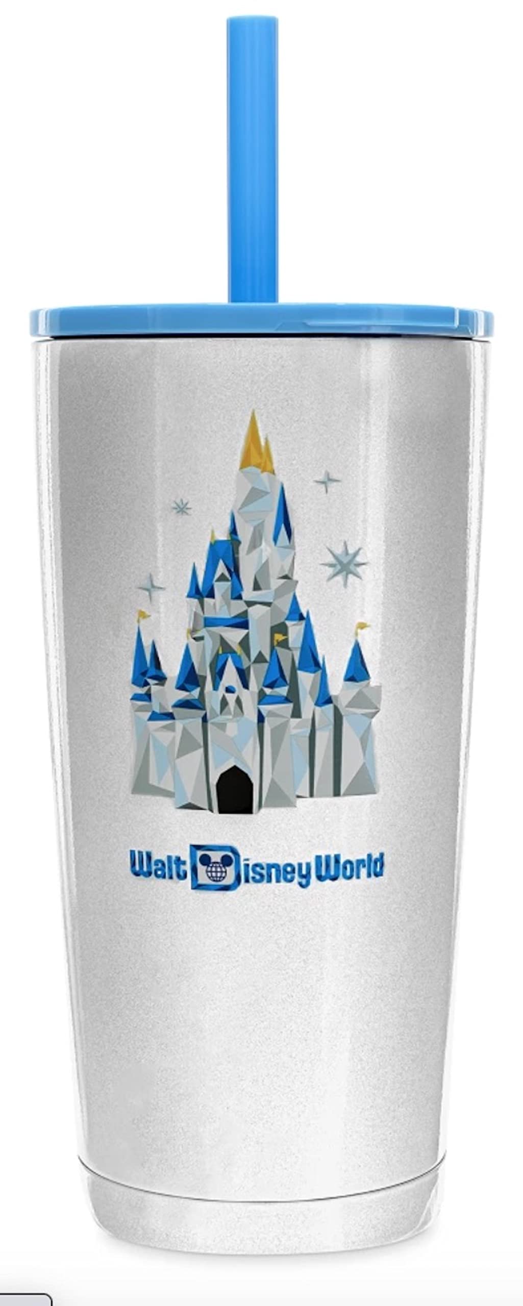 Exclusive Disney Parks Stainless Steel Tumbler Cup with Straw - Magic Kingdom 2021 Collection - Perfect for Disney Fans, Travel & Everyday Use