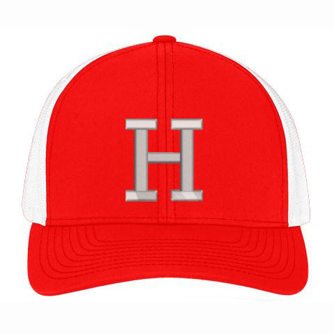 Pacific Headwear Holly Scarlet & White Snapback Hat 104C SCWH SL - Stylish Unisex Baseball Cap for Men & Women, Perfect for Sports, Casual Wear and Outdoor Activities