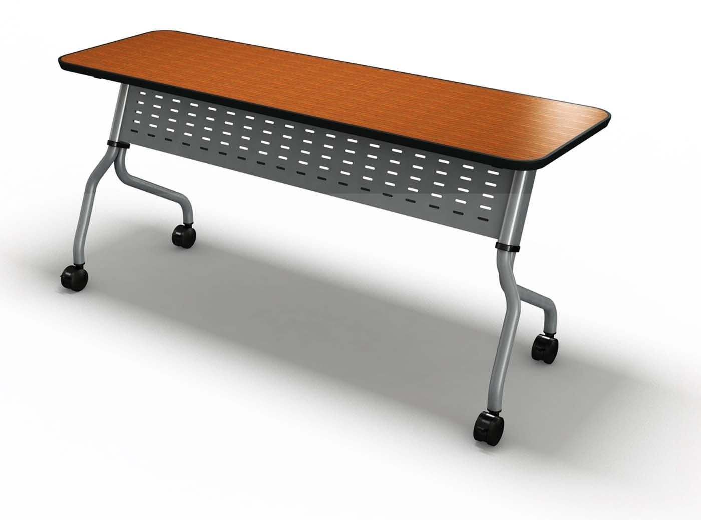 Safco Mayline Sync 60x24 Inch Rectangular Conference Table in Biltmore Cherry Finish - Perfect for Office Meetings, Home Offices & Collaborative Workspaces [SY2460TLCRM]