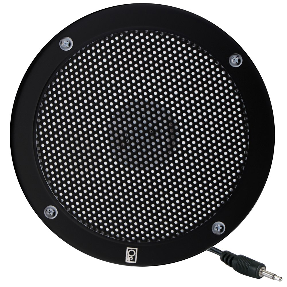 Poly-Planar MA1000R-B 20W PMPO 4 Ohm Marine Waterproof Speaker - Premium Boat Audio System for Yachts, Boats & Outdoor Marine Environments