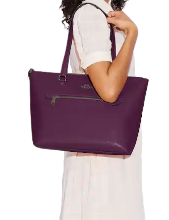 Coach Gallery Tote Bag - Premium Leather Handbag for Women, Stylish Designer Shoulder Bag with Spacious Interior | Perfect for Work, Travel & Everyday Use