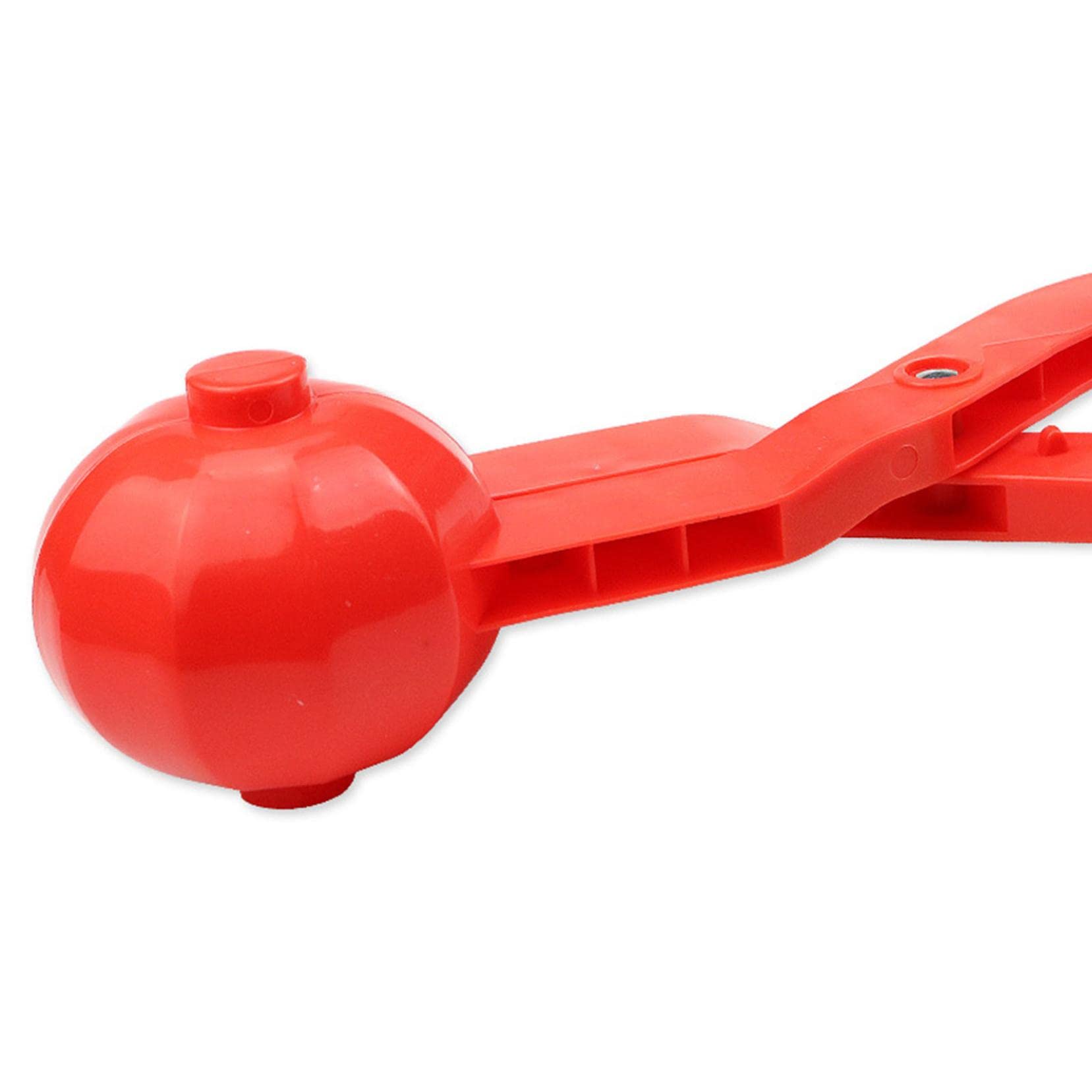Best Snowball Maker for Kids - Winter Snow Shape Toy & Plastic Sandball Clip for Outdoor Snowball Fights - Quick & Easy Snowball Making Machine (Red) - Perfect for Snowball Fights, Winter Play & Backyard Fun