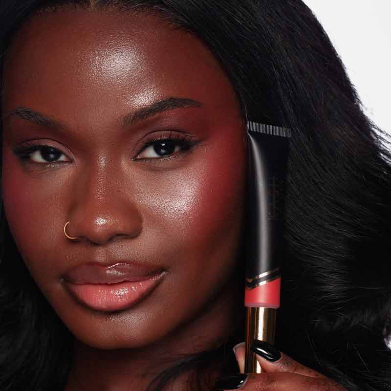 Kash Beauty Skin Glaze Blush - Creamy Liquid Blush for Natural Flush | Long-Lasting, Buildable Formula for Cheeks & Face | Perfect for Everyday Wear & Special Occasions