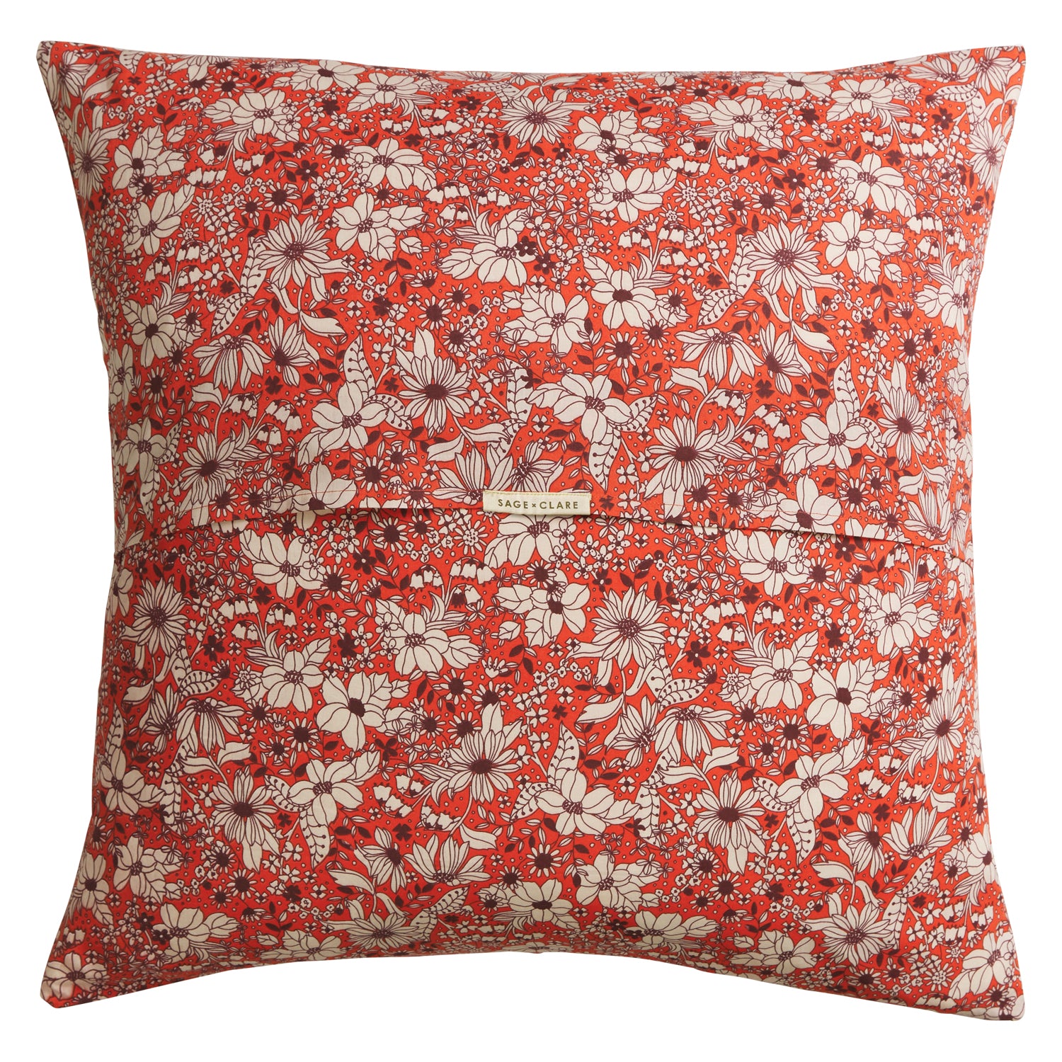 Evette 100% Cotton Euro Pillowcase Set - Soft & Breathable Bedding - Scarlet Red - Standard 26x26 Inches - Perfect for Guest Rooms, Luxury Hotels & Home Decor