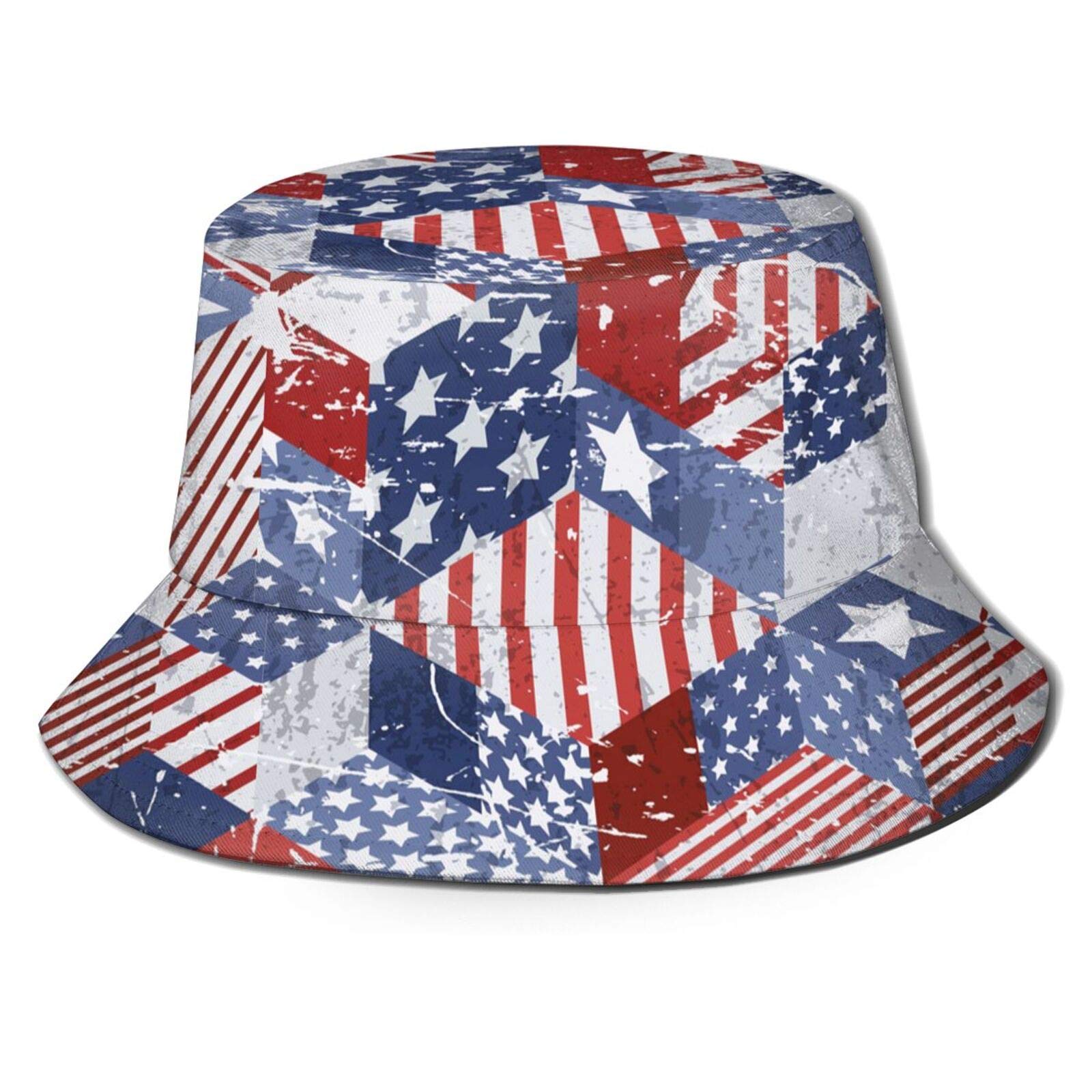 PrelerDIY Unisex Packable Bucket Hats for Women, Men & Teens - Adjustable Sun Protection Fisherman Hat for Beach, Hiking & Outdoor Activities