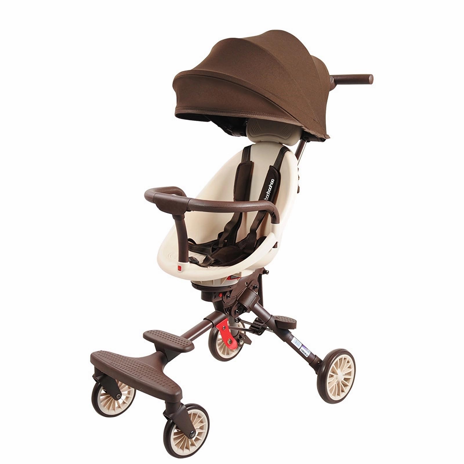 Lightweight Umbrella Stroller for Toddlers 1-3 Years Old - Compact Jogging Stroller with 360° Swivel Wheels | Easy Fold Travel Stroller for Big Kids | Perfect for Park Walks, Shopping & Airplane Travel