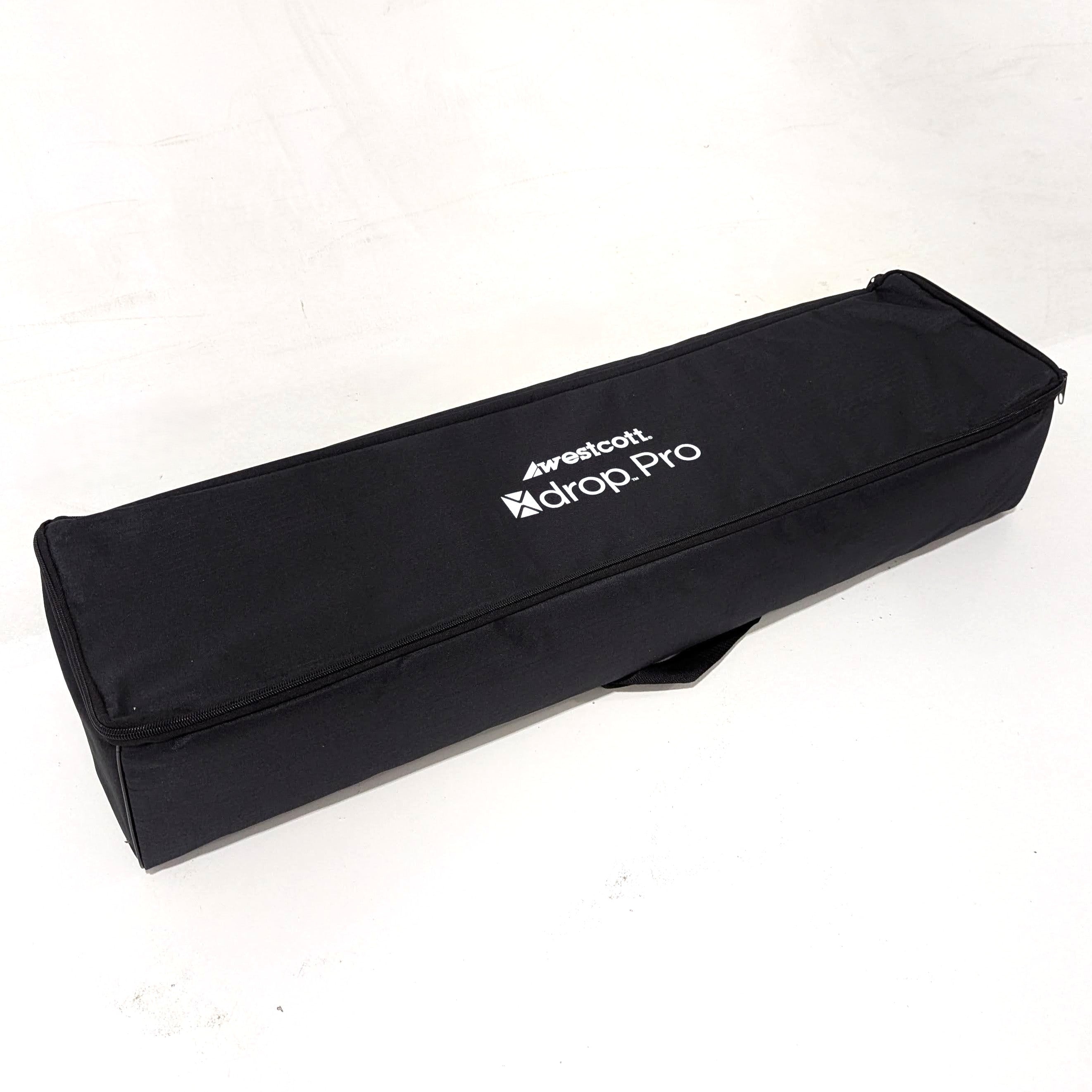 Westcott X Drop Pro Fabric Backdrop Kit - Neutral Gray 8x8 ft - Premium Photography Backdrop for Studio Portraits, Product Shoots & Content Creation